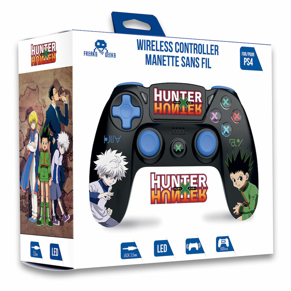 Hunter x Hunter-Manette Sans Fil pour PS4 Avec Prise Jack pour casque et boutons lumineux - Duo Gon Kirua